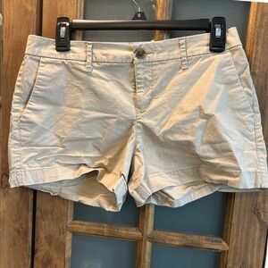 Old Navy Womens Everyday Short Size 2 Khaki Chino Flat Front Preppy Gorpcore